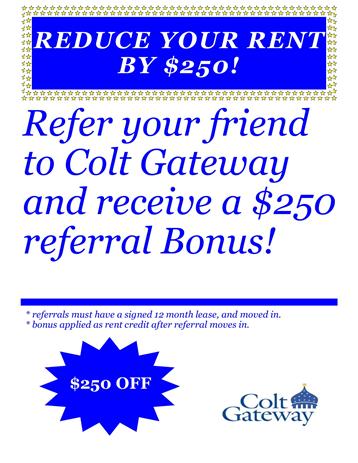 referral bonus flyer