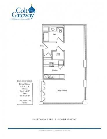Floor Plans | Colt Gateway Luxury Apartments | Hartford CT